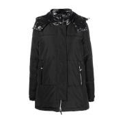 Emporio Armani EA7 Down Jackets Black, Dam