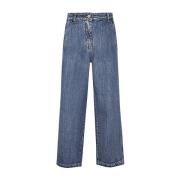 Aspesi Straight Jeans Blue, Dam