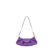 THEMOIRè Vegan Tyg Grape Clutch Väska Purple, Dam