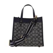 Coach Pre-owned Pre-owned Tyg totevskor Blue, Dam