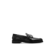 Dsquared2 Läder loafers Black, Dam