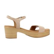 Unisa High Heel Sandals Beige, Dam