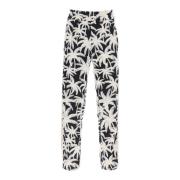 Palm Angels Palms Print Techno Jersey Joggers Multicolor, Herr