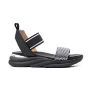 Baldinini Flat Sandals Black, Dam