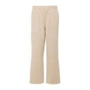 Prada Beige Bomull Jogging Loose-Fit Byxor Beige, Dam