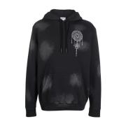 Marcelo Burlon Hoodies Black, Herr