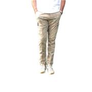 Mason's Blommönstrade Slim Fit Cargo Byxor Beige, Herr