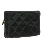 Chanel Vintage Pre-owned Laeder kuvertvskor Black, Dam