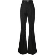 Rick Owens Bolan Bootcut Jeans Black, Dam