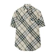 Burberry Short Sleeve Shirts Multicolor, Herr