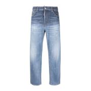 Dsquared2 Straight Jeans Blue, Dam