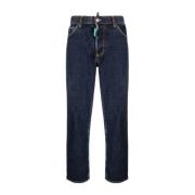 Dsquared2 Straight Jeans Blue, Dam