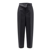 Fendi Trousers Black, Dam