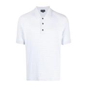 Giorgio Armani Polo Shirts Blue, Herr