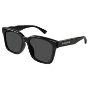 Gucci Svart/Grå Solglasögon GG 1175Sk Black, Unisex