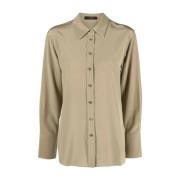 Joseph Long Sleeve Tops Brown, Dam