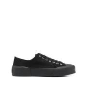 Jil Sander Svarta Casual Sneakers för Män Black, Herr