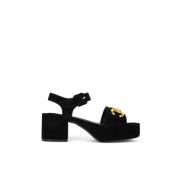 Jeffrey Campbell High Heel Sandals Black, Dam