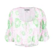 Ganni Blouses Multicolor, Dam