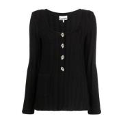 Ganni Cardigans Black, Dam