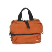 Burberry Vintage Pre-owned Nylon handvskor Orange, Dam