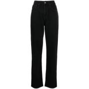 Ksubi Straight Jeans Black, Dam