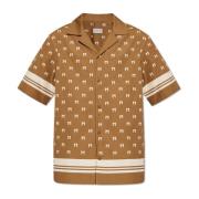 Moncler Monogrammerad bomulls-skjorta Brown, Herr