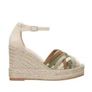 Espadrilles Wedges Beige, Dam