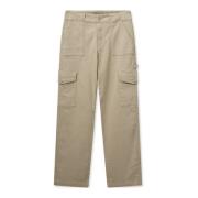 Bruuns Bazaar Straight Trousers Beige, Dam