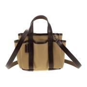 Max Mara Giardiniera Mini Canvas Tote Väska Brown, Dam