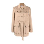 Salvatore Ferragamo Jackets Beige, Dam