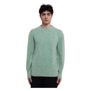 Jil Sander Round-neck Knitwear Green, Herr