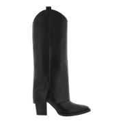 Paris Punk High Boots Black, Dam