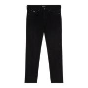 GAS Straight Jeans Black, Herr