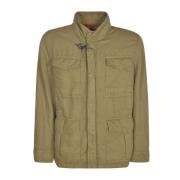 Fay Light Jackets Green, Herr