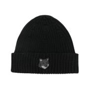 Maison Kitsuné Beanies Black, Dam