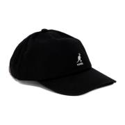 Kangol Tvättad Baseball Cap Kollektion Black, Herr