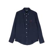 Ralph Lauren Casual Shirts Blue, Herr