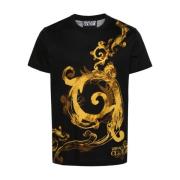 Versace Jeans Couture T-Shirts Black, Herr