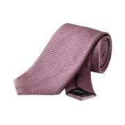 Ermenegildo Zegna Silkesrosa Slips & Fluga Pink, Herr