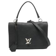 Louis Vuitton Vintage Pre-owned Laeder handvskor Black, Dam