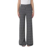 Pt01 Wide Trousers Multicolor, Dam