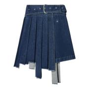 Off White Denim Skirts Blue, Dam