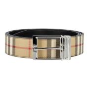 Burberry Reversible Check Bälte Multicolor, Herr