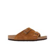 Birkenstock Sliders Brown, Herr