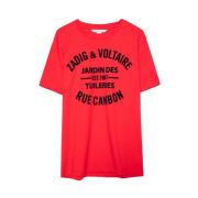 Zadig & Voltaire T-Shirts Red, Herr