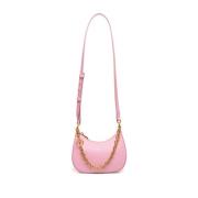 Bally Bubblegum Rosa Läder Axelväska Pink, Dam