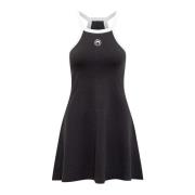 Marine Serre Short Dresses Black, Dam