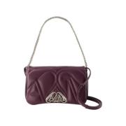 Alexander McQueen Tyg axelremsvskor Purple, Dam