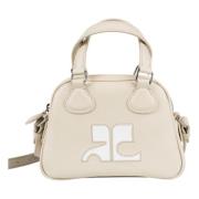 Courrèges Cross Body Bags Beige, Dam